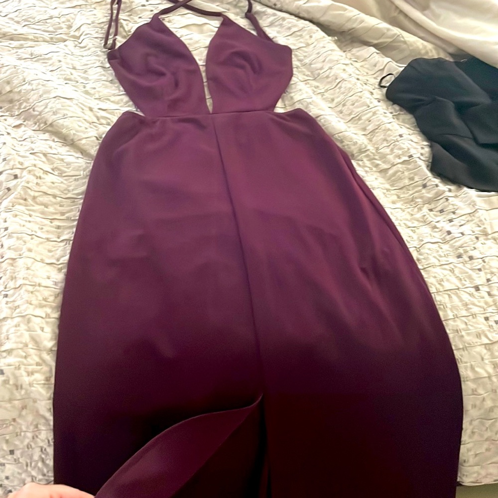 Purple maxi dress